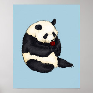 Poster Panda do tea party