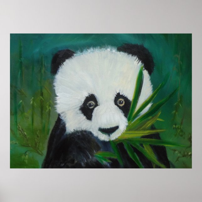 Poster Panda e Bamboo (Frente)