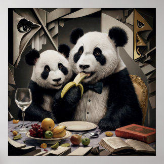 POSTER PANDA E FILHO