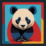 Poster Panda pop art<br><div class="desc">Panda pop art Poster</div>