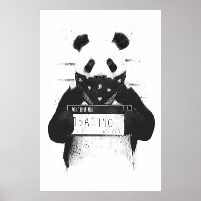 Pôster Panda ruim (Frente)