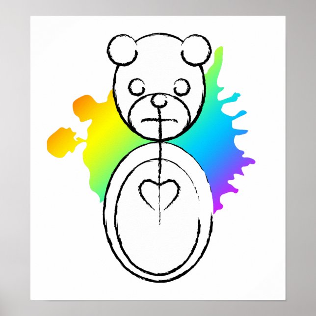 Poster panda splatz. (Frente)