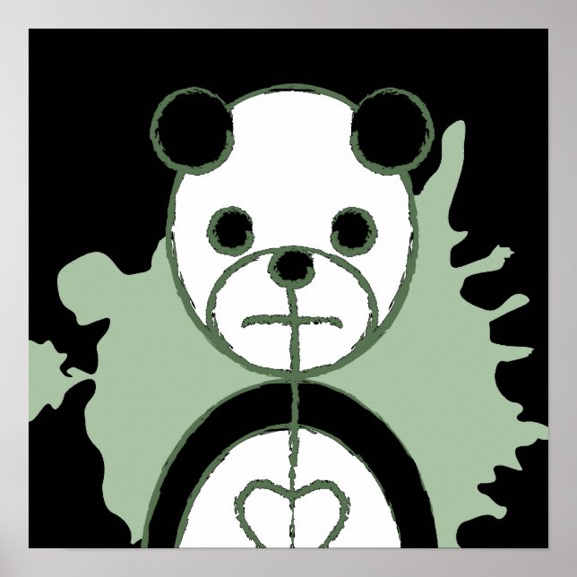 Pôster panda splatz. (Frente)