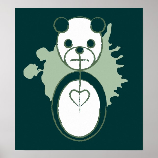Pôster panda splatz. (Frente)