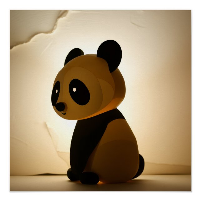 Pôster Panda Triste (Frente)