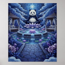 Poster PandaBearMeditação