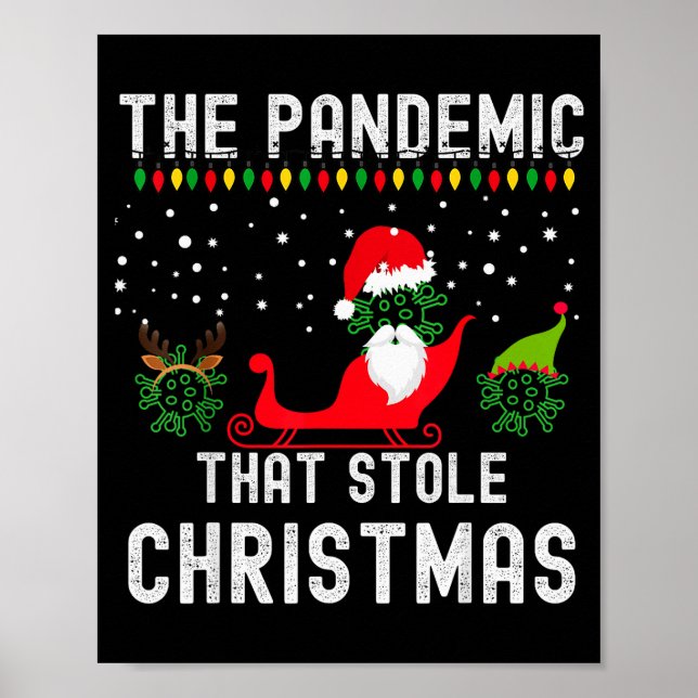 Poster Pandemic That Stole Christmas 2020 Ugly Tacky Xmas (Frente)