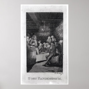 Pôster Pandemónio do Tório, de John Trumbull