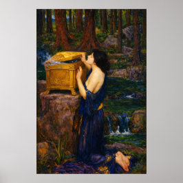 Poster Pandora by John William Waterhouse
