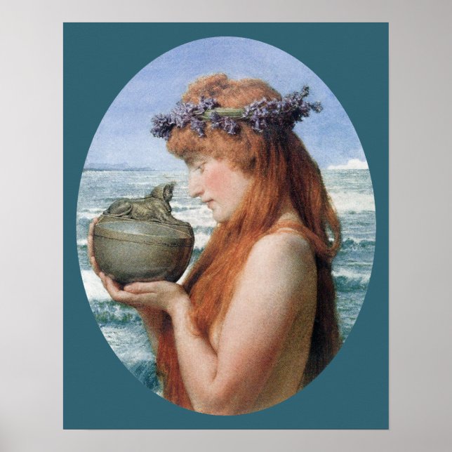 Poster Pandora por Sir Lawrence Alma-Tadema (Frente)