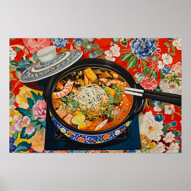 Poster Panela Quente Coreana (Frente)