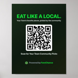 Poster Panfleto de Código QR para Cidades e Câmaras de Co
