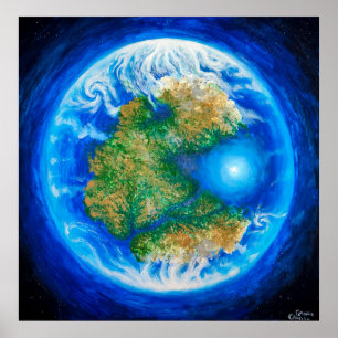 Poster Pangea e o oceano de Tethys