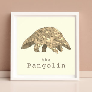 Poster Pangolin põe em perigo a arte do ativismo dos dir