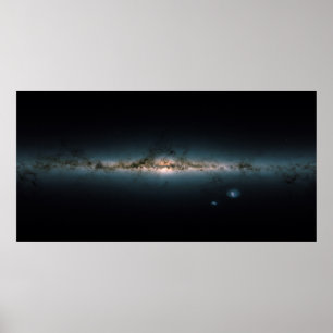 Poster Panorama da Galáxia Milkyway tirada em 2018