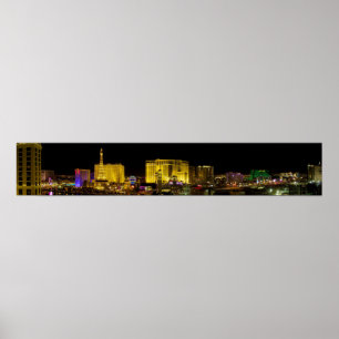 Pôster Panorama da tira de Las Vegas