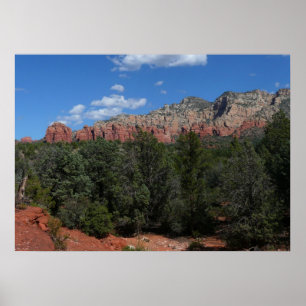 Pôster Panorama das Rochas Vermelhas na Arizona de Sedona