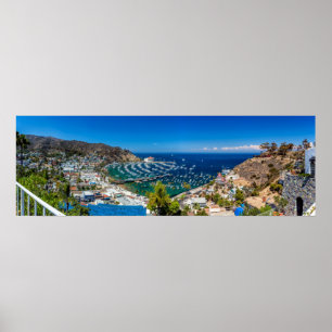 Poster Panorama de Avalon na Ilha Catalina