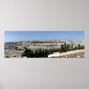 Poster Panorama de Jerusalem