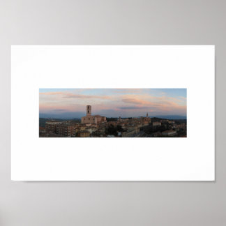 Pôster panorama de perugia (recortado)