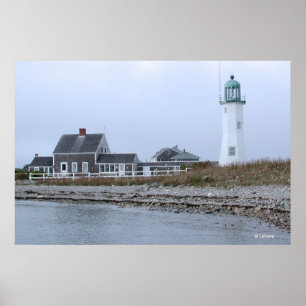 Poster Panorama de Scituate Lighhouse