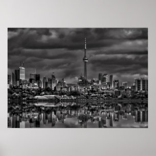 Poster Panorama de Toronto do Sheldon Lookout Reflexo 2