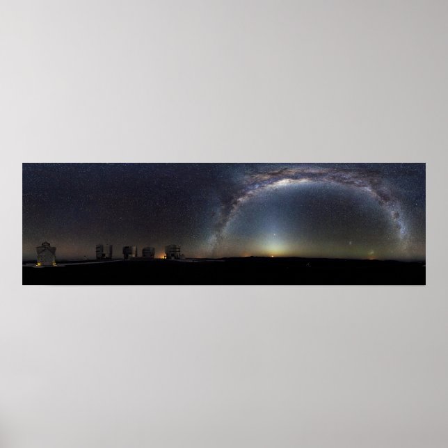 Pôster Panorama do Céu Meridional a 360 graus (Frente)