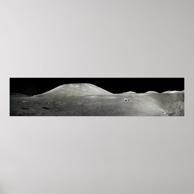Poster Panorama Snapshot da Apollo 17 Moon Landing Rover (Frente)