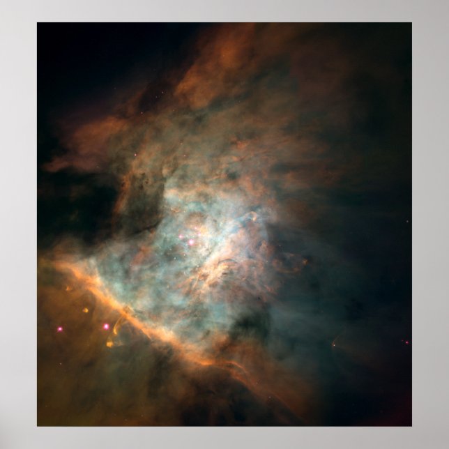 Poster Panoramic Image of Center of the Orion Nebula (Frente)