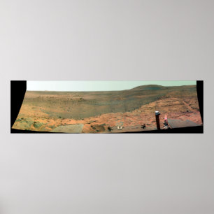 Poster Panoramic view of Mars
