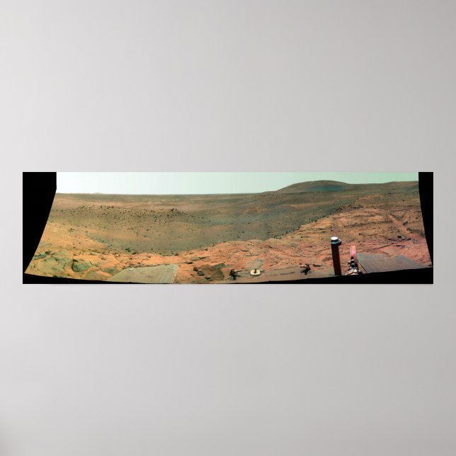 Poster Panoramic view of Mars (Frente)