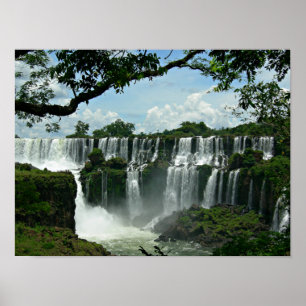 Pôster Panorâmico da Foz de Iguaçu