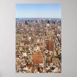 Pôster Panorâmico da parte alta da cidade
