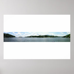 Poster Panorâmico do lago Candlewood