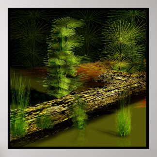 Poster pântano antigo