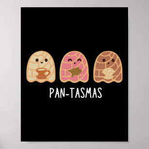 Poster Pantasmas Ghost Funny Spooky Conchas Fantasmas Mex