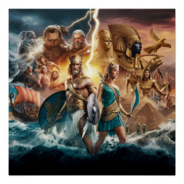 Pôster Panteão das lendas