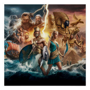 Pôster Panteão das lendas