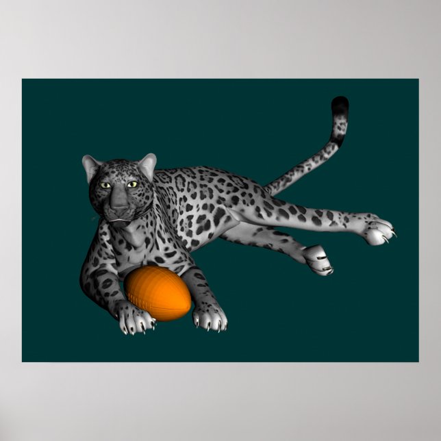 Pôster Pantera de futebol (Frente)