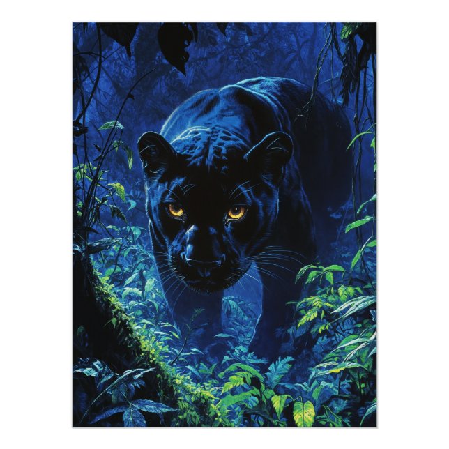 Pôster Pantera de palhetas (Frente)