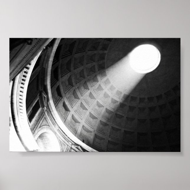 Pôster Pantheon Ceiling - Roma, Itália (Frente)