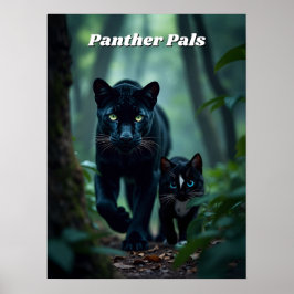 Poster Panther Pals - Gato Grande e Pequeno