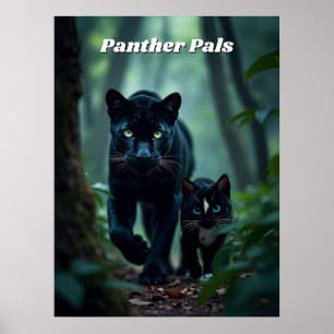 Poster Panther Pals - Gato Grande e Pequeno