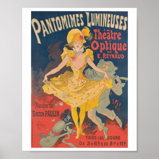 Poster Pantomimes Lumineuses (Frente)