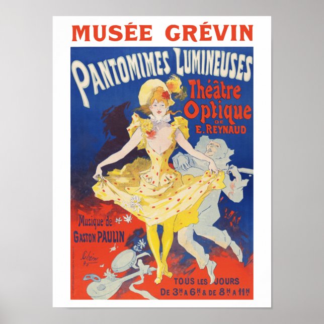 Poster Pantomimes Lumineuses (Frente)