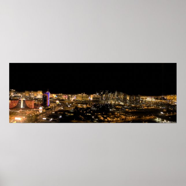 Pôster PanVegasHDR, Las Vegas 2008 HDR Paul Lin (Frente)