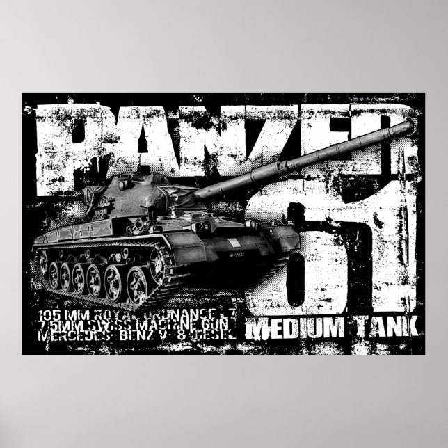 Poster Panzer 61 (Frente)