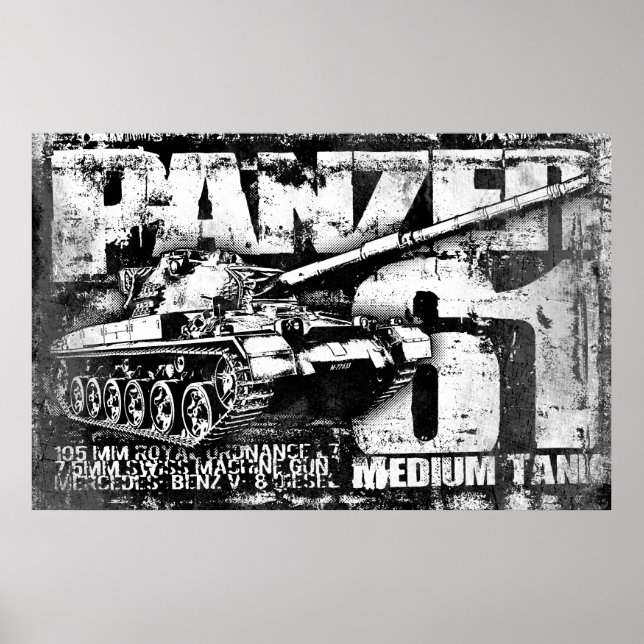Poster Panzer 61 (Frente)