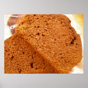 Pôster Pão de abobrinha de chocolate