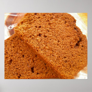 Pôster Pão de abobrinha de chocolate